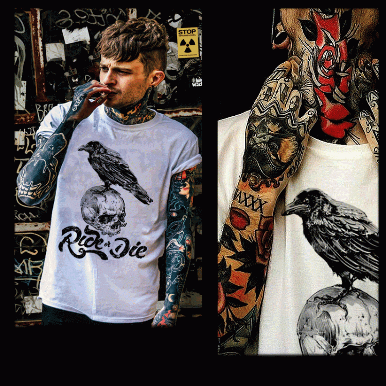 Ride or Die Raven t-shirt