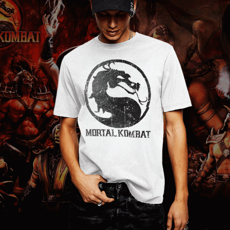Mortal Kombat logo t-shirt