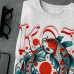 Streetwear t shirt Samurai Shirt Koi fish
