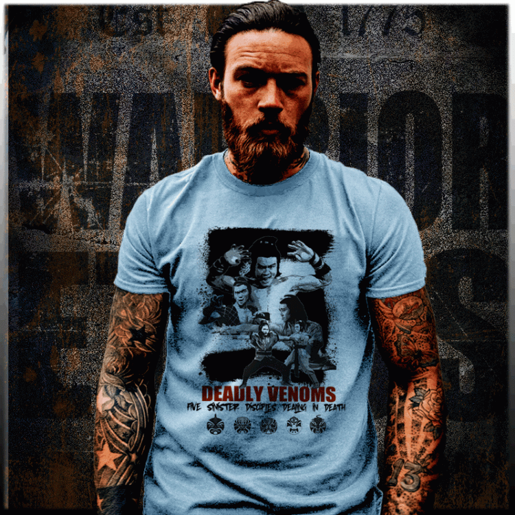 5 Deadly Venoms movie Review and t-shirt