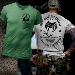 Close Quarters Combat T-shirt Lethal Force Authorized 
