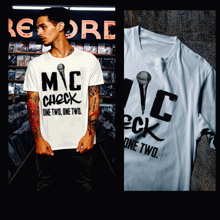 Mic Check One Two t-shirt