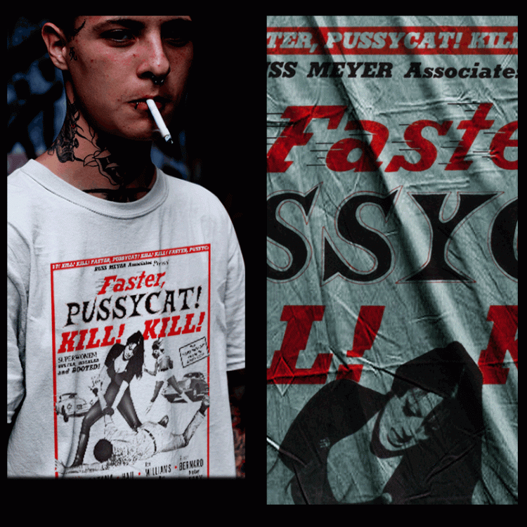 Faster Pussycat Kill! kill! Cult classic movie t-shirt