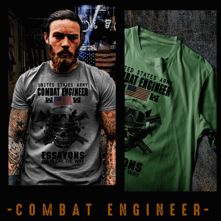 Combat engineer we pave the way T-Shirt