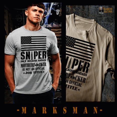 Sniper U.S. flag T-Shirt
