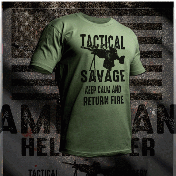 Tactical Savage keep calm T-Shirt 