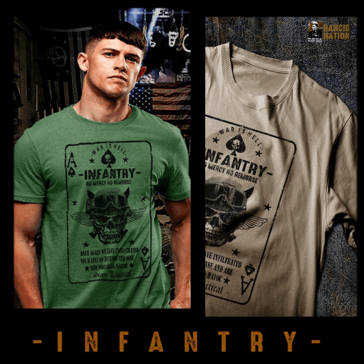 Army Infantry infiltrate your défense quote T-Shirt