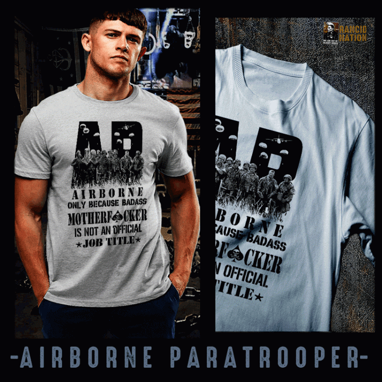 Airborne Paratrooper job title T-Shirt
