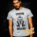 Workout Tee Shirt Train Insane