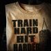 Workout Tee Shirt Train Hard