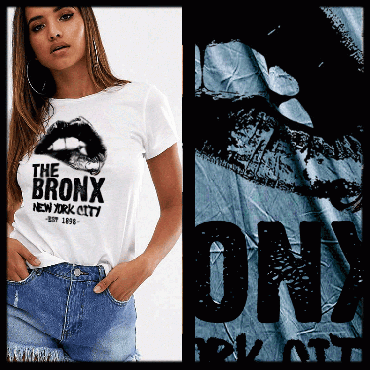 Bronx lips women T-shirt