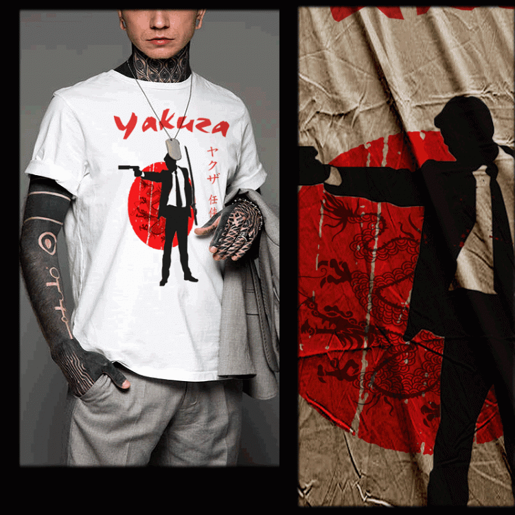 Yakuza hitman t-shirt