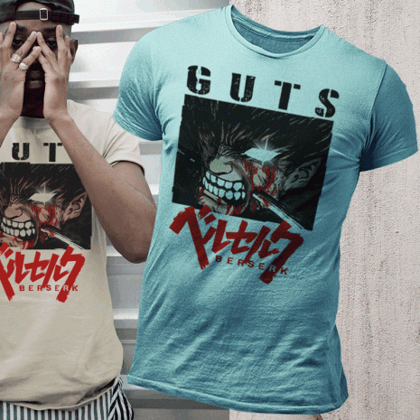 GUTS Berserk Anime T-Shirt: Unleash the Fury of Darkness!