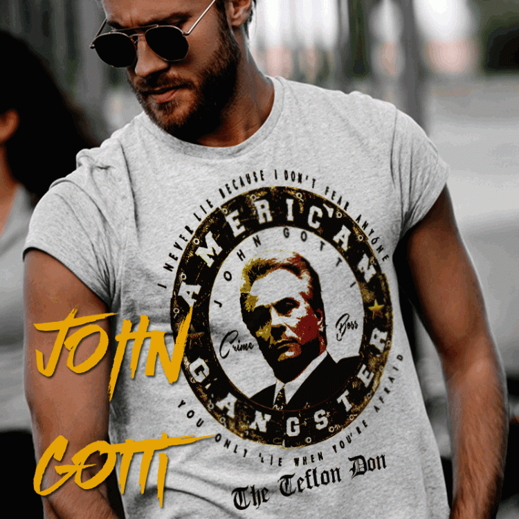 John Gotti T-Shirt Teflon Don Acquitted