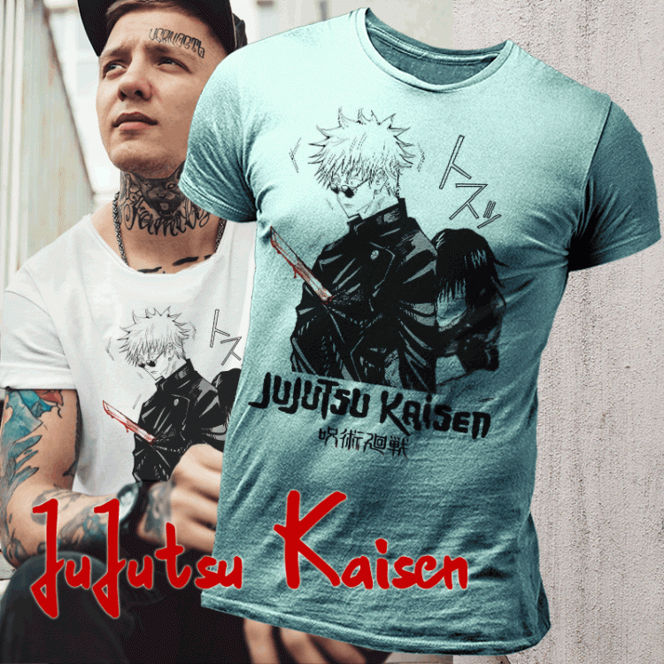 Toji vs Gojo t-shirt Jujutsu Kaisen anime