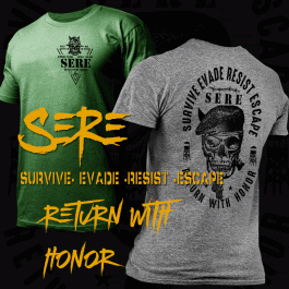 SERE T-Shirt Survive Evade Resist Escape