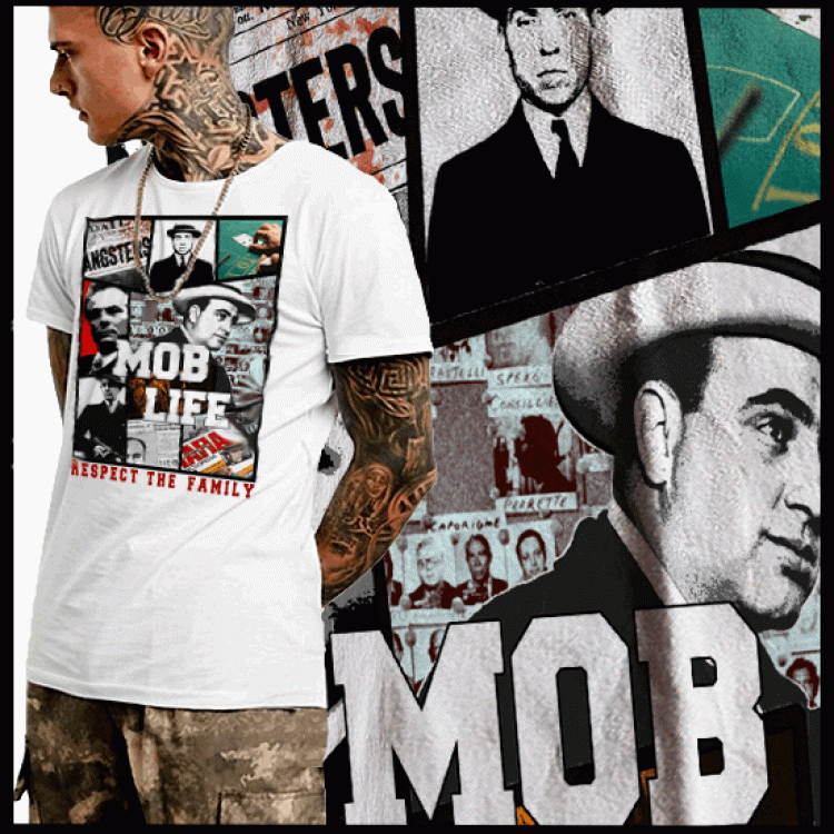 Mobster Collage T-Shirt
