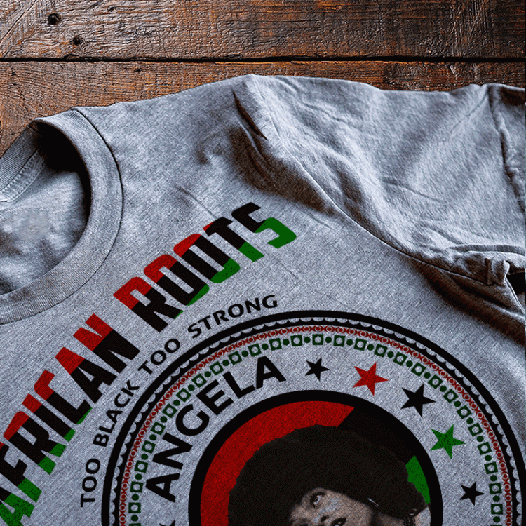 Angela Davis political activist t-shirt
