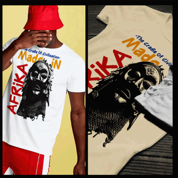 Made in Africa African Mask T-Shirt