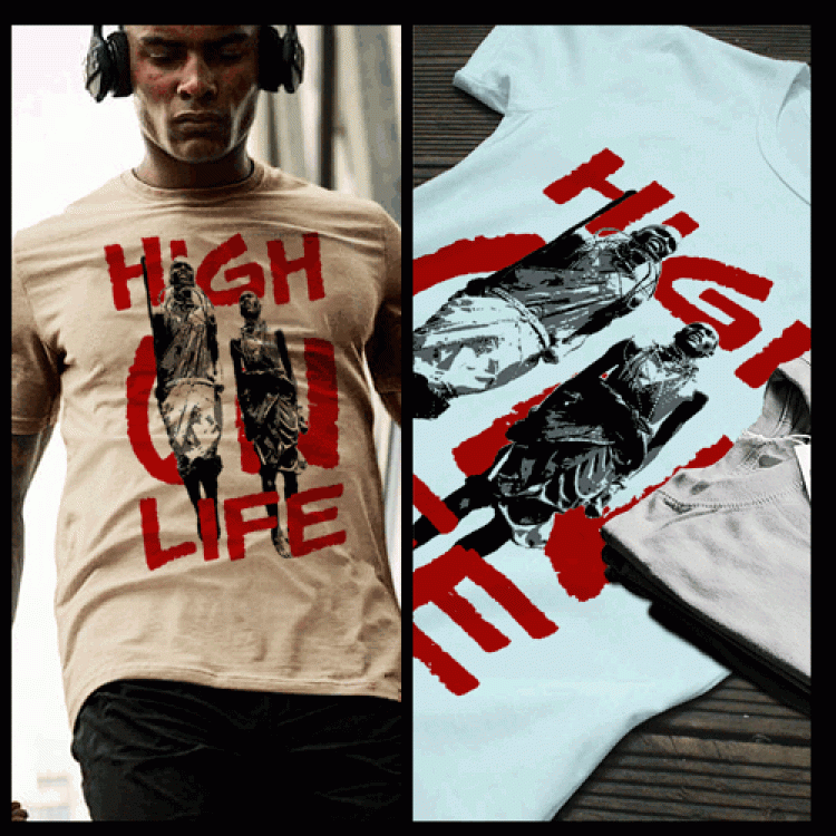 High On Life African Warriors T-Shirt