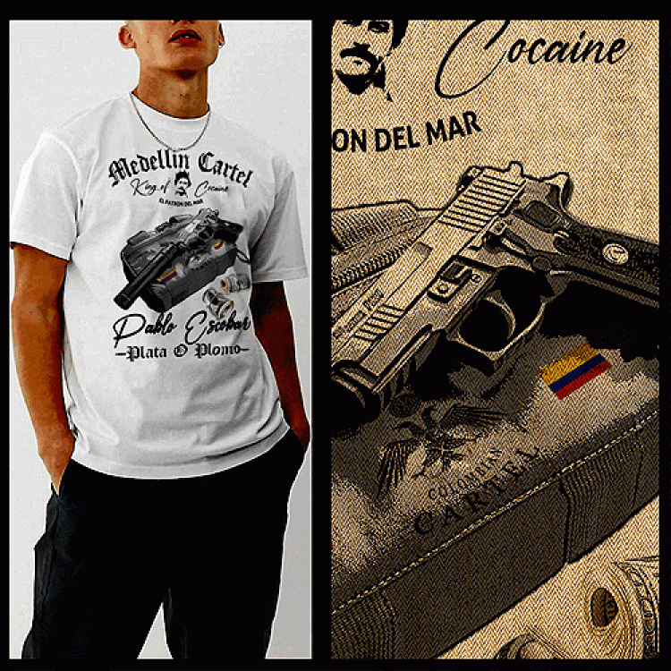 Pablo Escobar Pistol T-Shirt