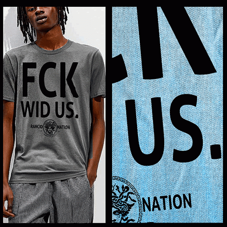 Rancid Nation FCK With Us T-Shirt