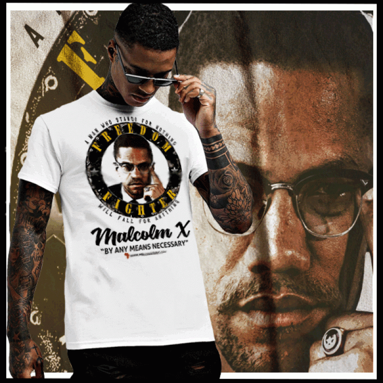 Freedom Fighters Malcolm X t-shirt