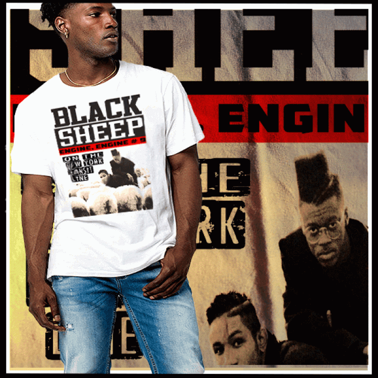 90s hip hop Classic Blacksheep t shirt
