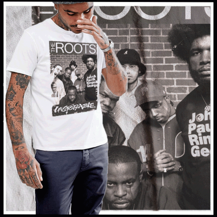 hip hop Classic The Roots t shirt