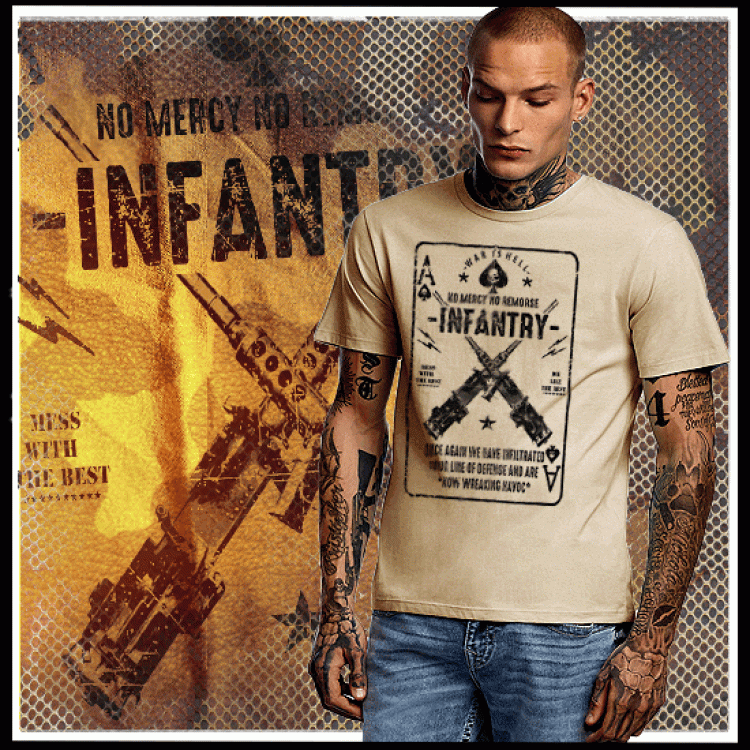 Infantry 50 Caliber T-Shirt