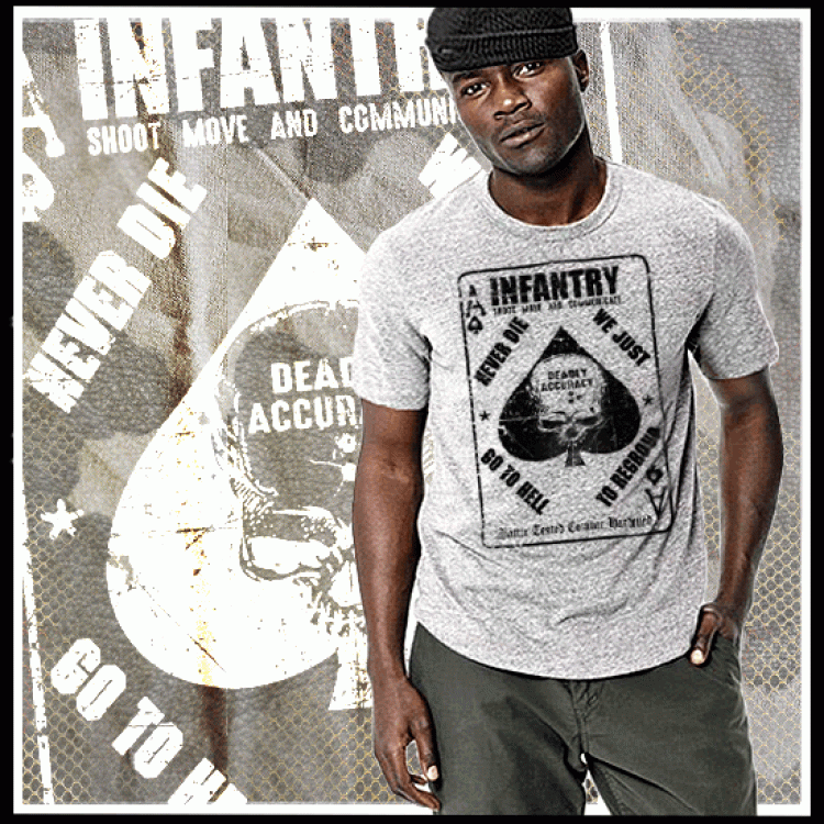 Infantry Death Dealer Spade T-Shirt