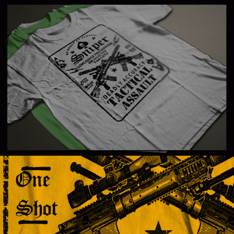 USMC Scout Sniper Death Dealer Quote T-Shirt