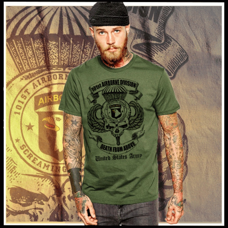 101st Airborne Division Screaming Eagles US Army T-Shirt