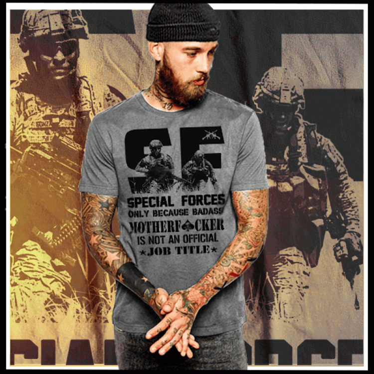 Army Special Forces Operator Badass MOFO T-Shirt