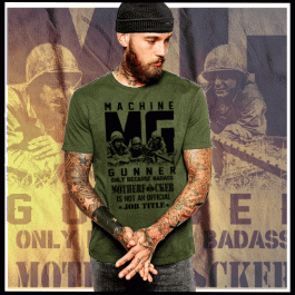 Army Machine Gunner T-Shirt