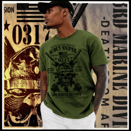 3rd Marine Division Scout Sniper T-Shirt