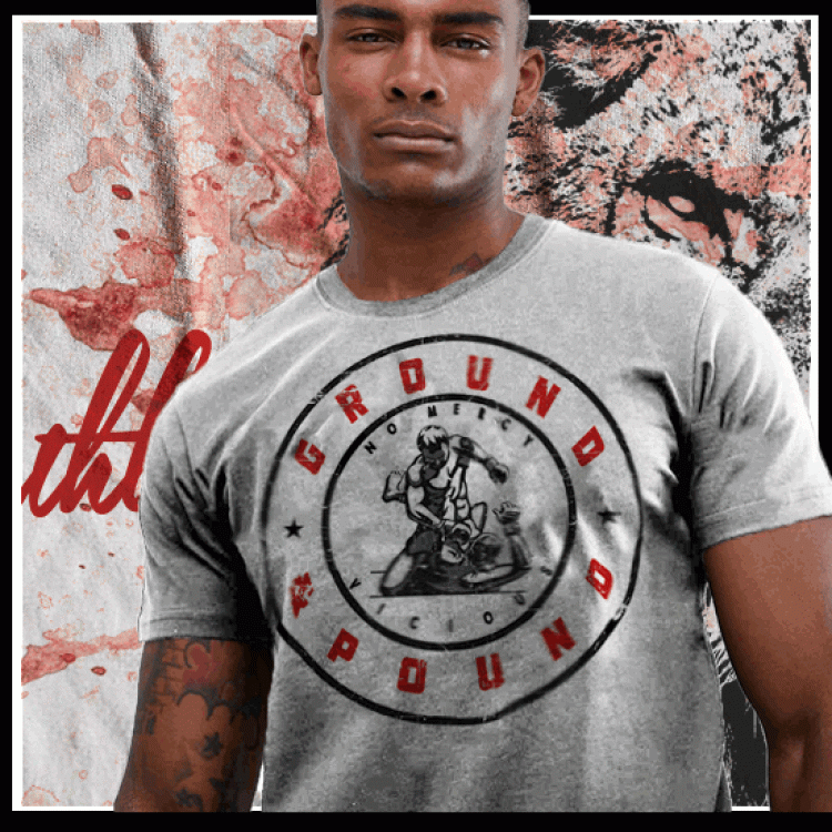 Ground And Pound Cage Match T-Shirt