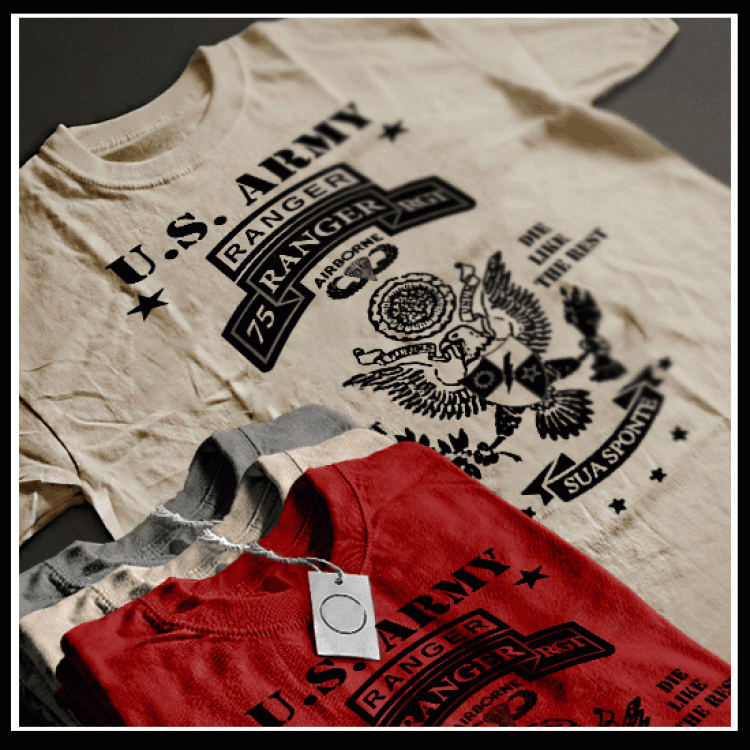 US Army Rangers 75th Regiment Airborne T-Shirt