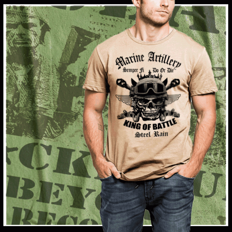 Marine Artillery King Of Battle T-Shirt