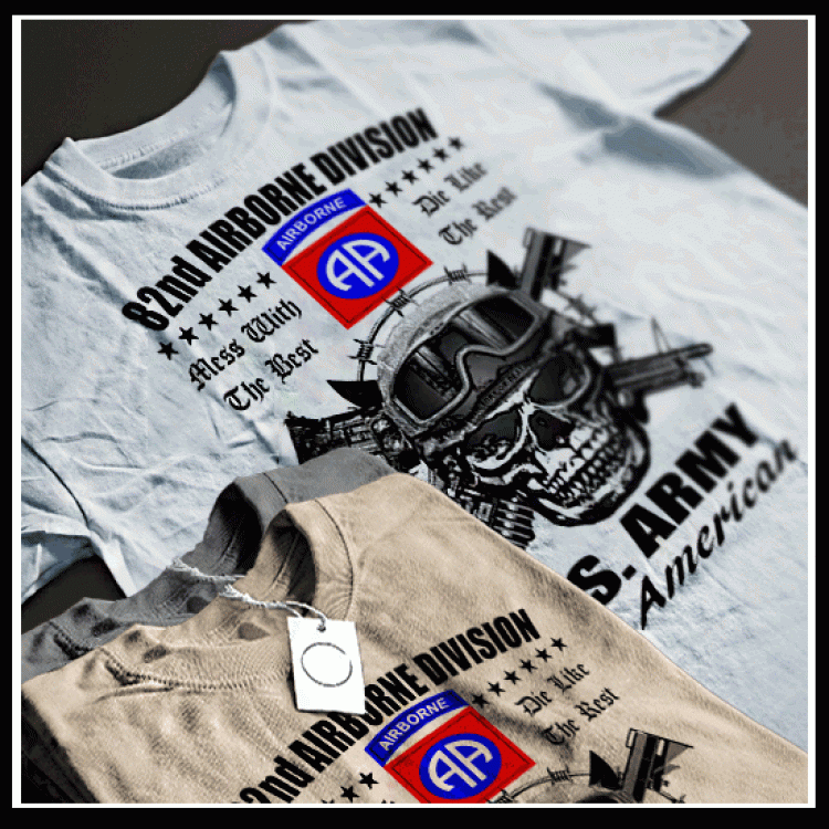 US Army 82nd Airborne Division Combat T-Shirt