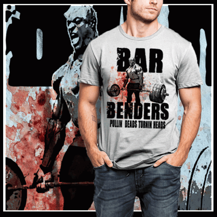 Bodybuilding Bar Bender Dead lift T-Shirt