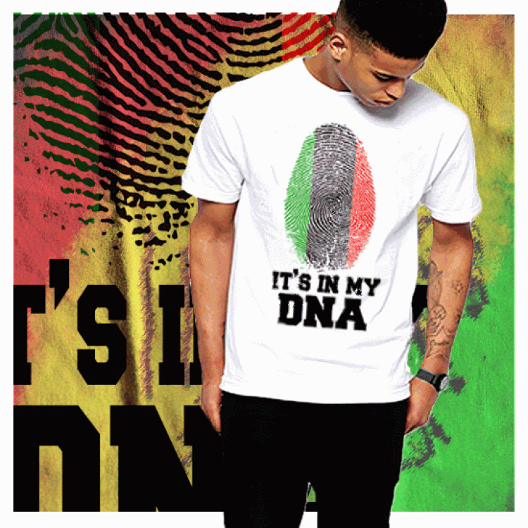 African DNA Fingerprint T-Shirt