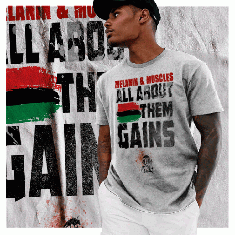 Melanin and Muscle t-shirt