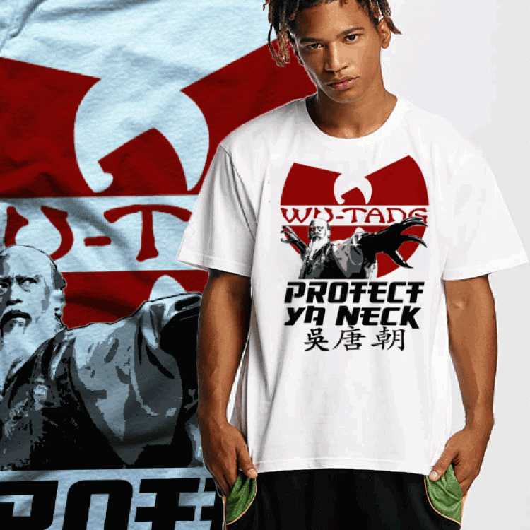 Wutang Clan Protect Ya Neck Shaolin hip hop t-shirt