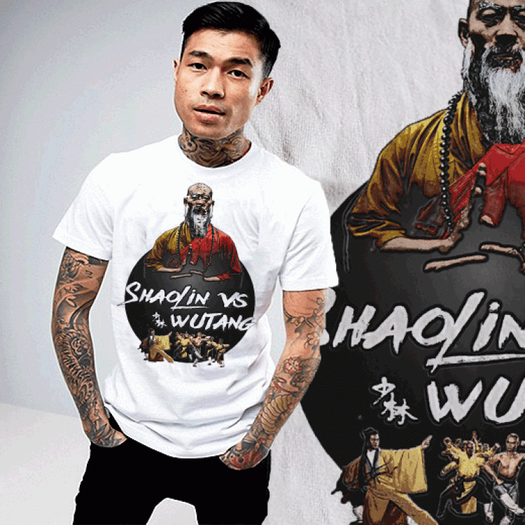 kung fu movie t-shirt Shaolin Wutang Duel Martial Arts tee
