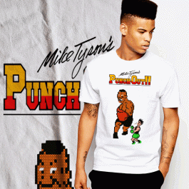 Mike Tyson vs Lil Mac Retro Punchout T-Shirt