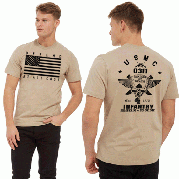 USMC 0311 Infantry Hardcore Infantryman T-Shirt