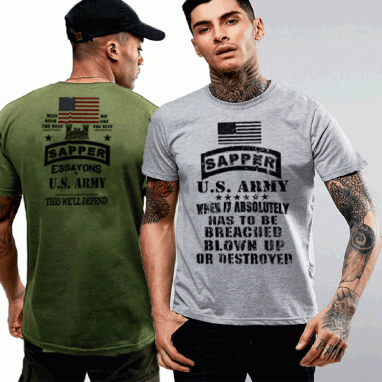Army Sapper Combat Engineer Absolutely Destroyed T-Shirt
