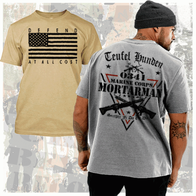 USMC Mortarman MOS 0341 T-Shirt