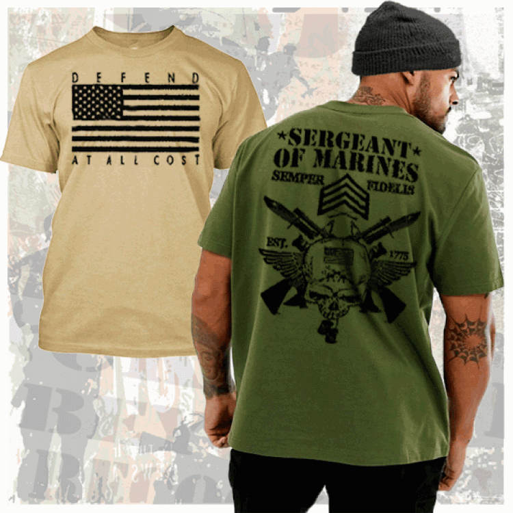 Sergeant of Marines Military Rank T-Shirt